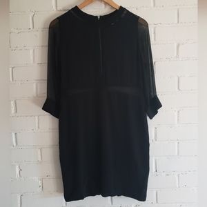 IRO Tina Sheer Rayon and Silk Dress